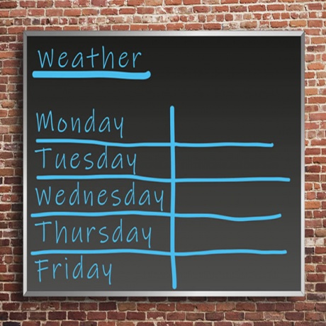 Bespoke Printed Premium Weatherproof Outdoor Chalkboard